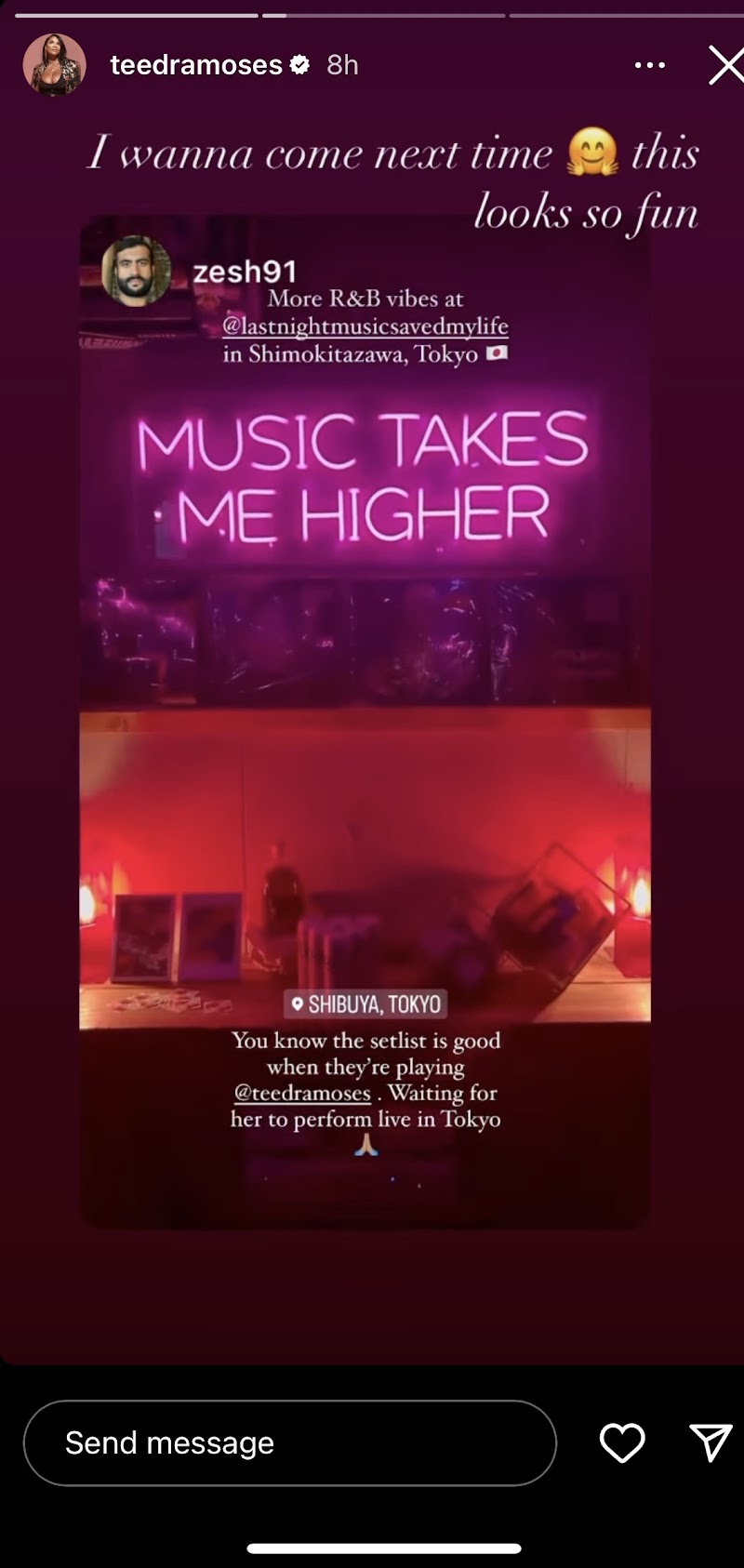 Last Night Music Saved My Life — 2